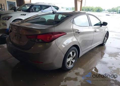 2014 Hyundai Elantra Se from USA, damaged, VIN 5NPDH4AE8EH530089